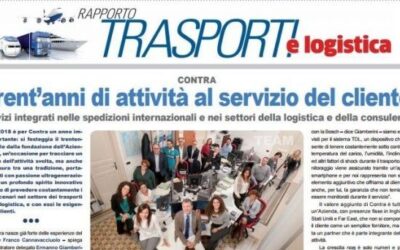 Rassegna Stampa – Repubblica – Trent’anni di attività al servizio del cliente