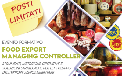 Food Export Managing Controller – BOLOGNA, 19-20-21 NOVEMBRE 2018