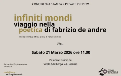 A SALERNO la mostra “INFINITI MONDI. Viaggio nella poetica di Fabrizio De Andrè”